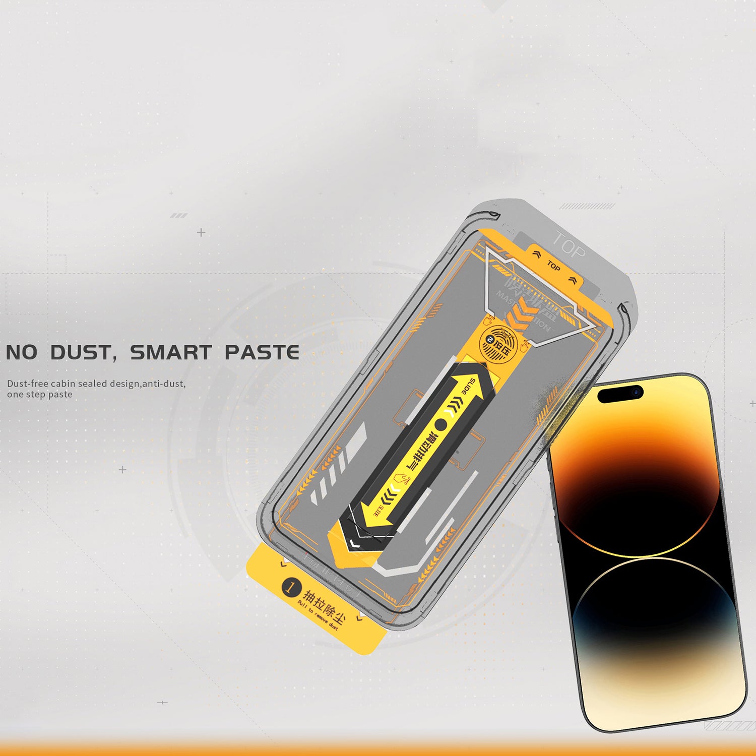 TGVI'S For iPhone 14 Pro Max Eye Protection Film High Aluminum-Silicon Glass Screen Protector+Back Protector TGVI'S For iPhone 14 Pro Max Eye Protection Film High Aluminum-Silicon Glass Screen Protector+Back Protector